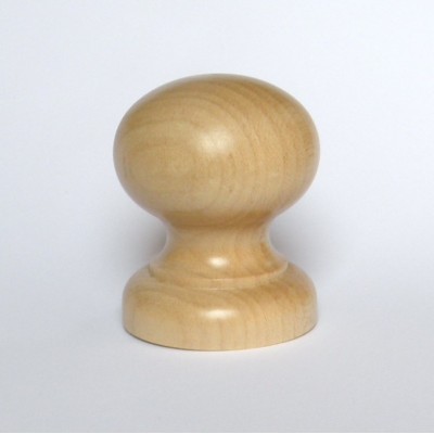 Large Maple2 Wooden Lacquered Door Knob